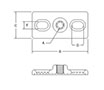 Split Ring Mounting Plate_Dimension